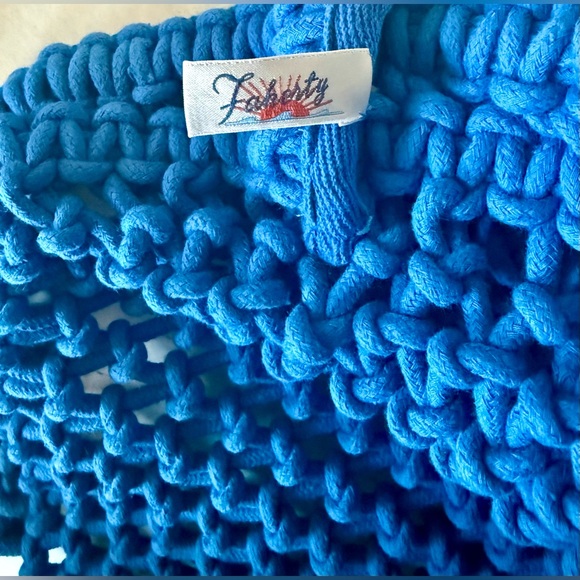 Faherty Sunwashed Woven Market Tote ๐๐๐ - Picture 3 of 5